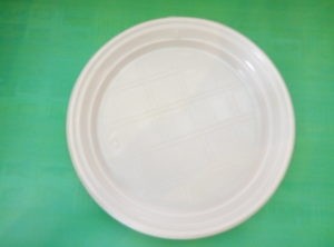 Тарелка d 205 мм белая без делений