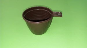 Чашка кофейная 180 мл коричневая
